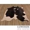 Gorgeous White and Black Cowhide Rug