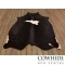 Classy Black Cowhide Rug with White Details