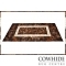 Variety of Brown Tones with Centered White Frame Patchwork