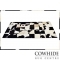 Patchwork Rug in Black and White Colors